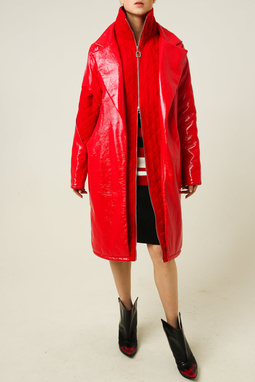 Midi length coat
